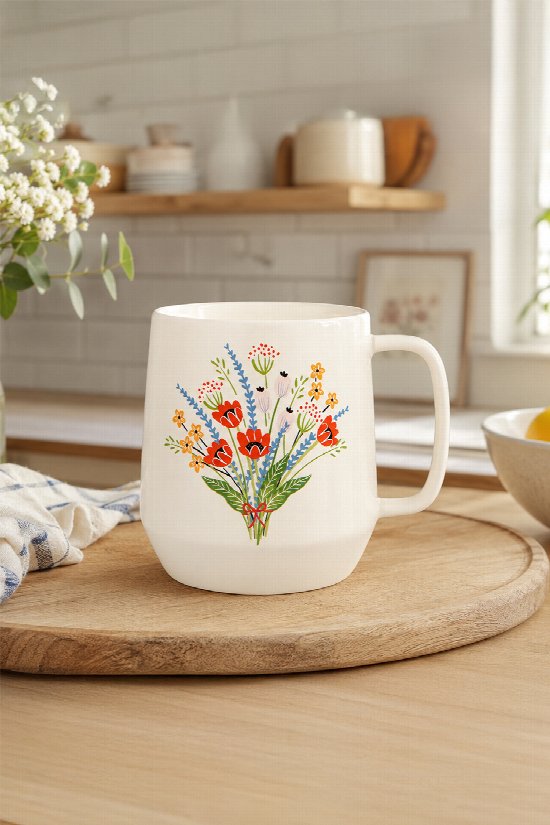 Floral Notes Mug